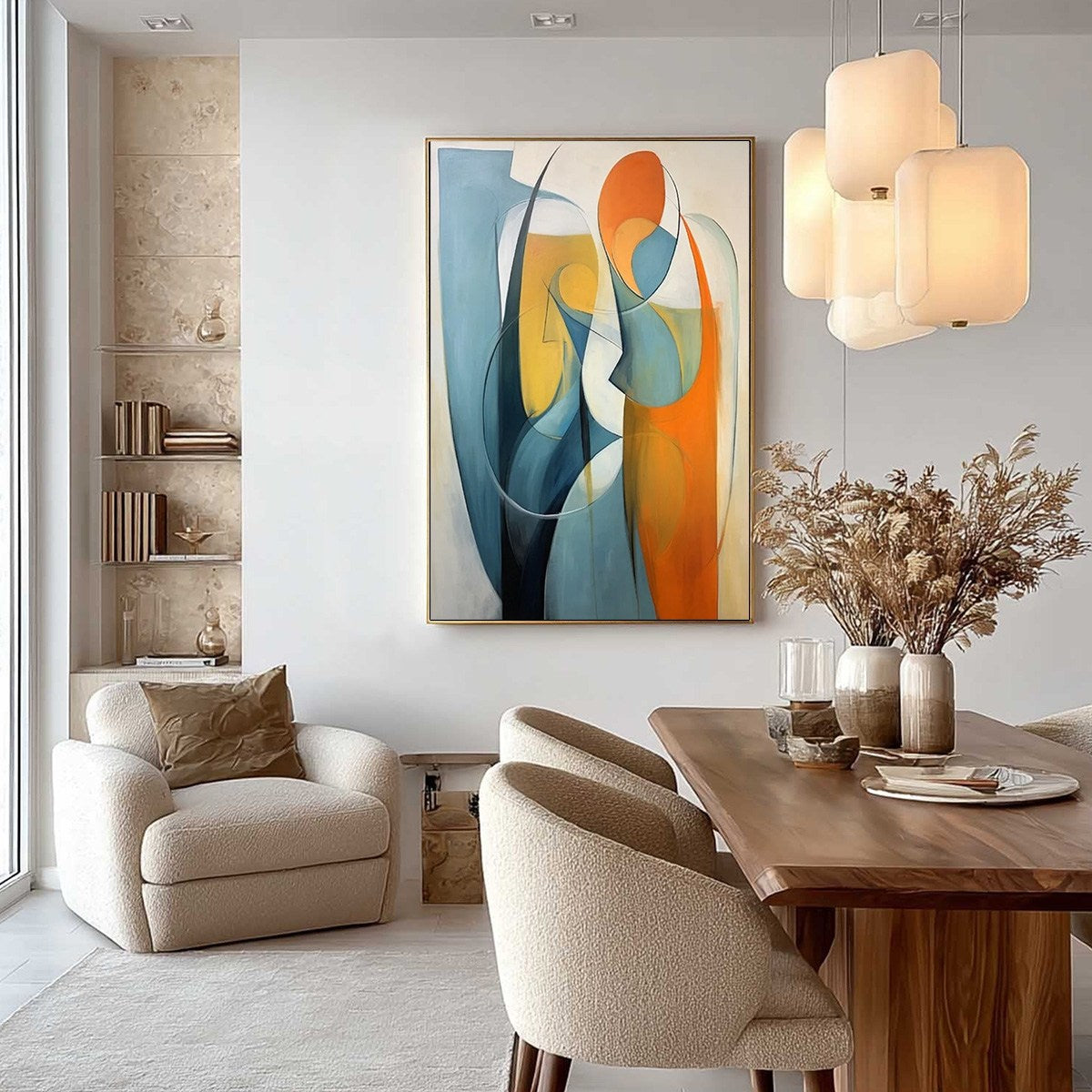 CONVERGENCE: Colorful Modern Abstract Figurative Art - Image 4
