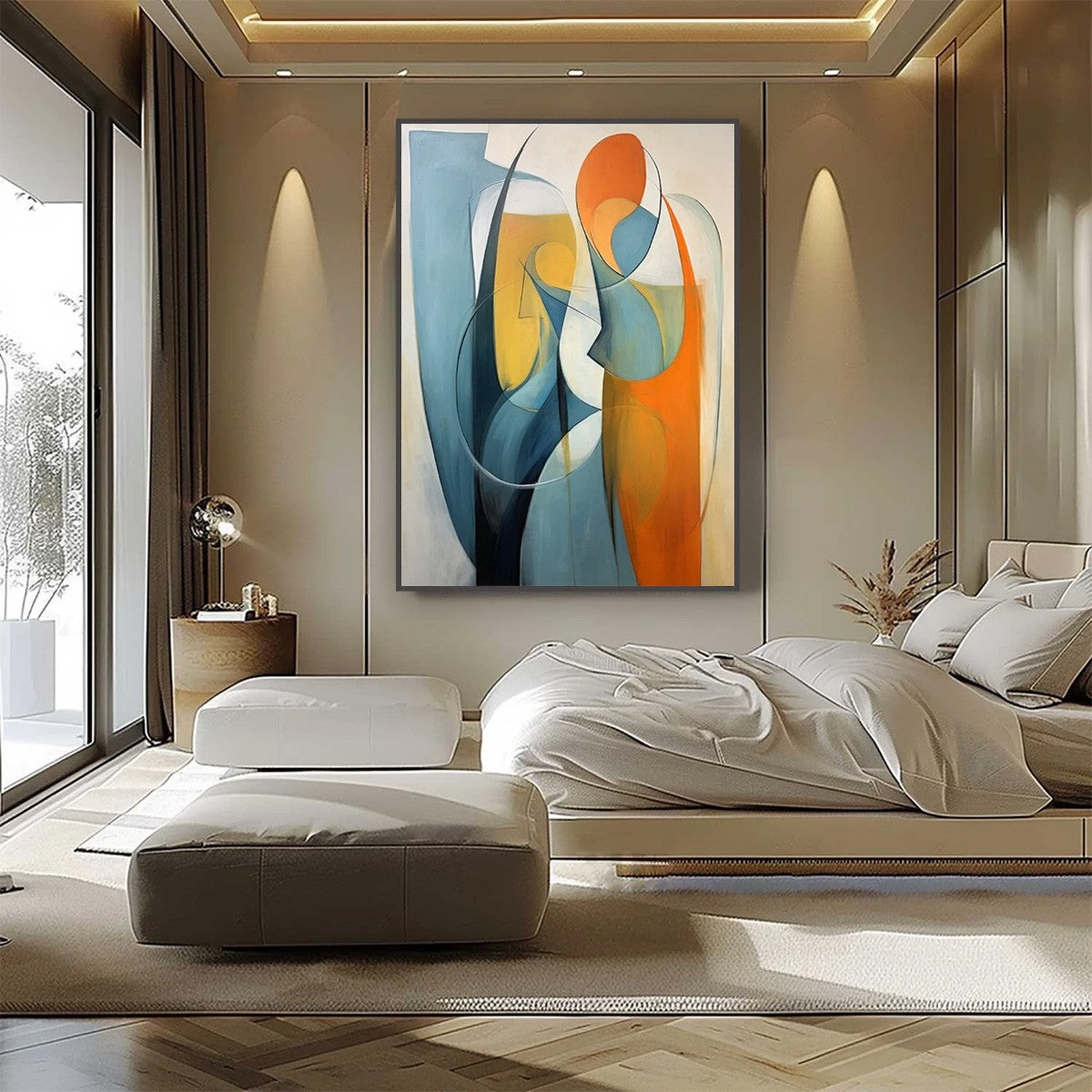 CONVERGENCE: Colorful Modern Abstract Figurative Art - Image 2