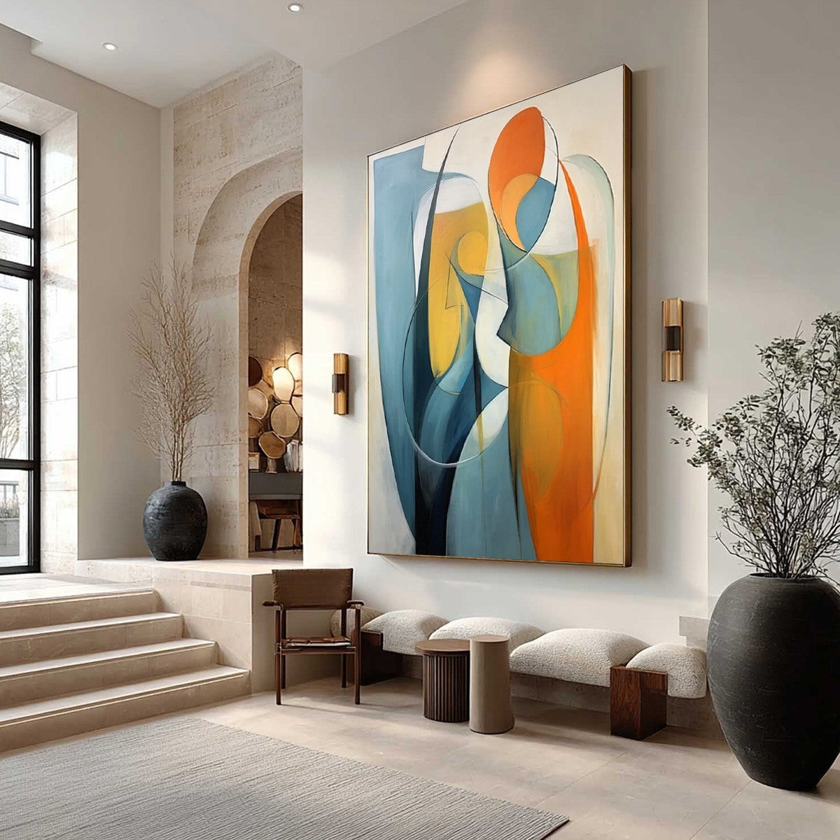 CONVERGENCE: Colorful Modern Abstract Figurative Art - Image 7