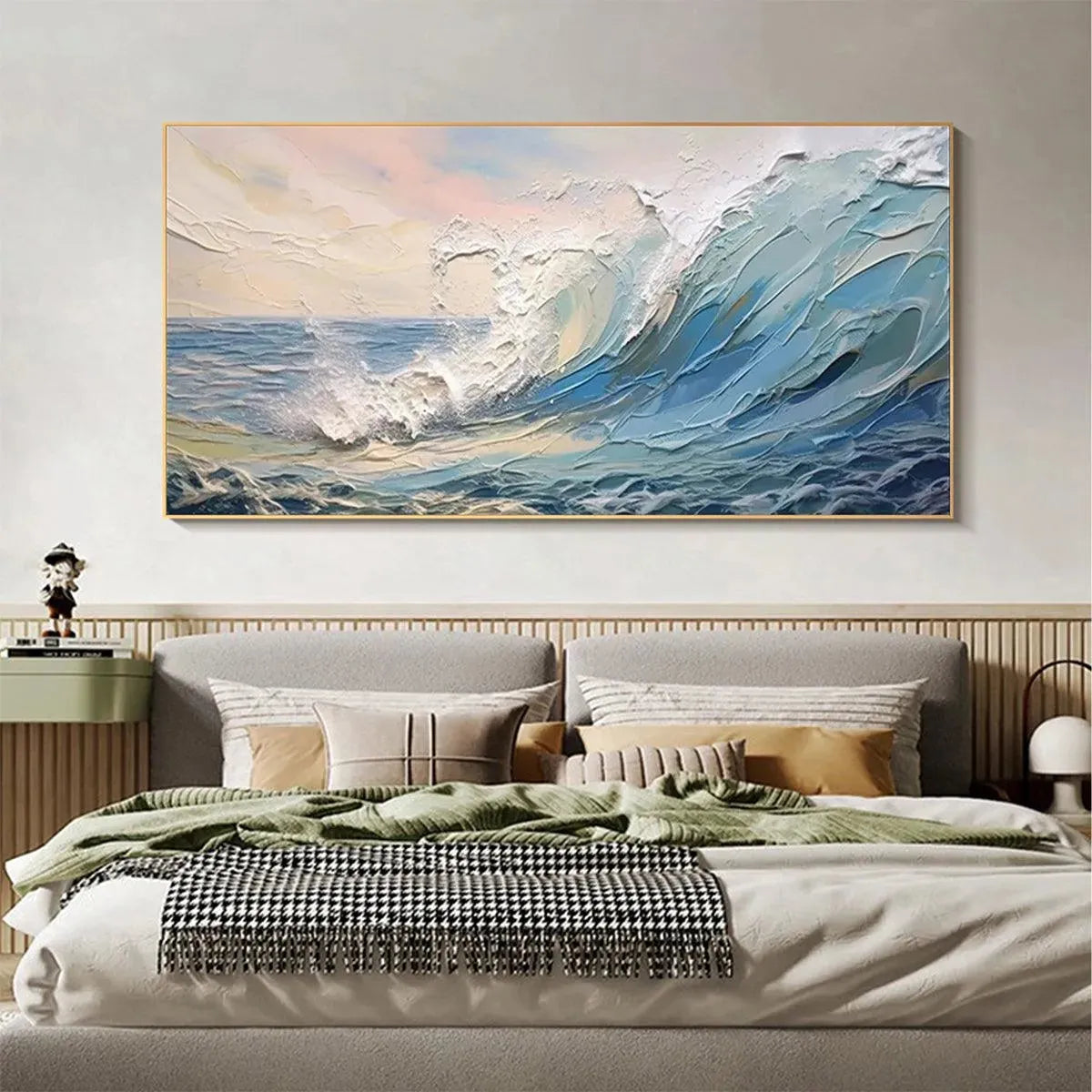 CRESTING WAVE: Textured Seascape Painting - Image 7