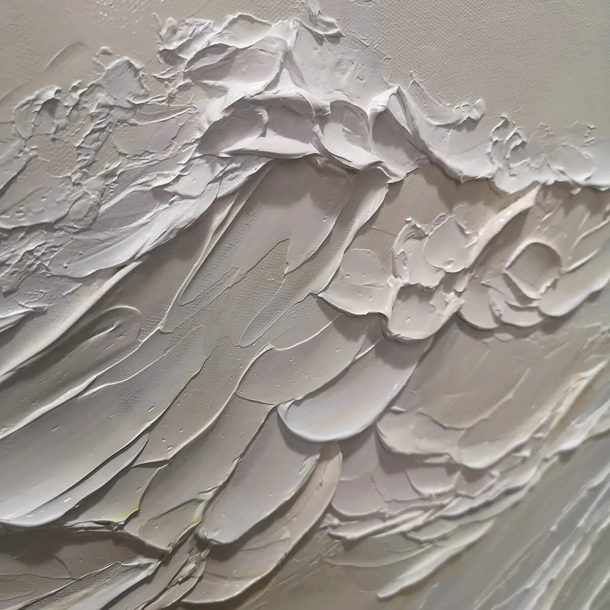 DESERT WINDS: Textured Landscape Impasto Oil Painting on Canvas - Image 3