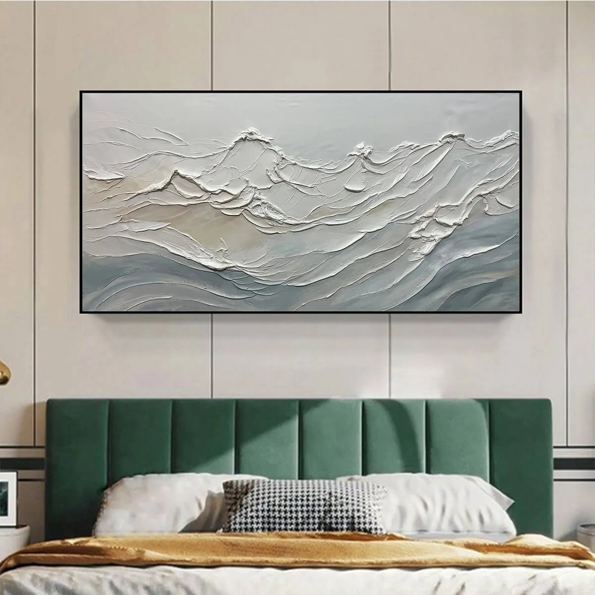 DESERT WINDS: Textured Landscape Impasto Oil Painting on Canvas - Image 6