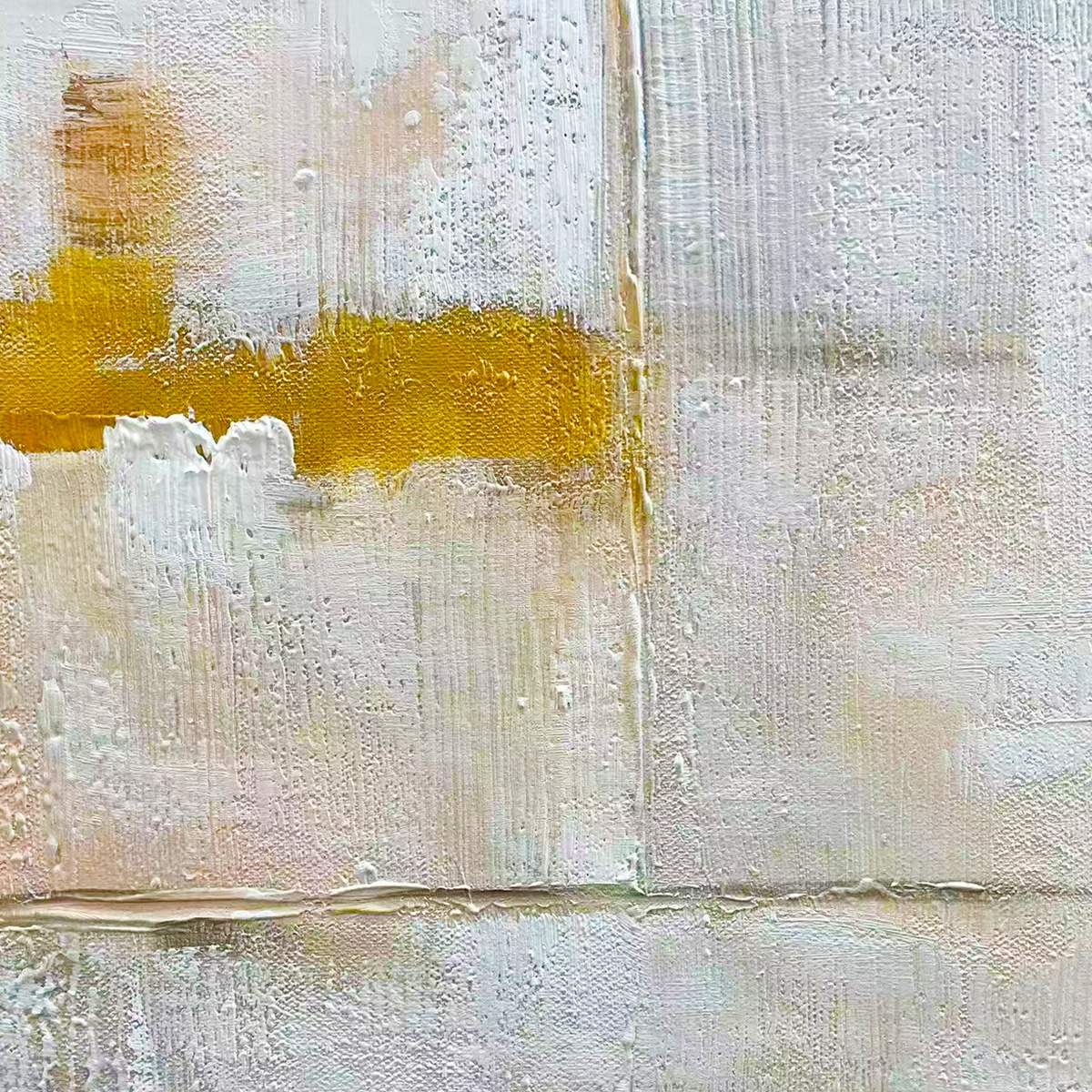 EARTHEN FORMS: Textured Minimalist Abstract Oil Painting - Image 6