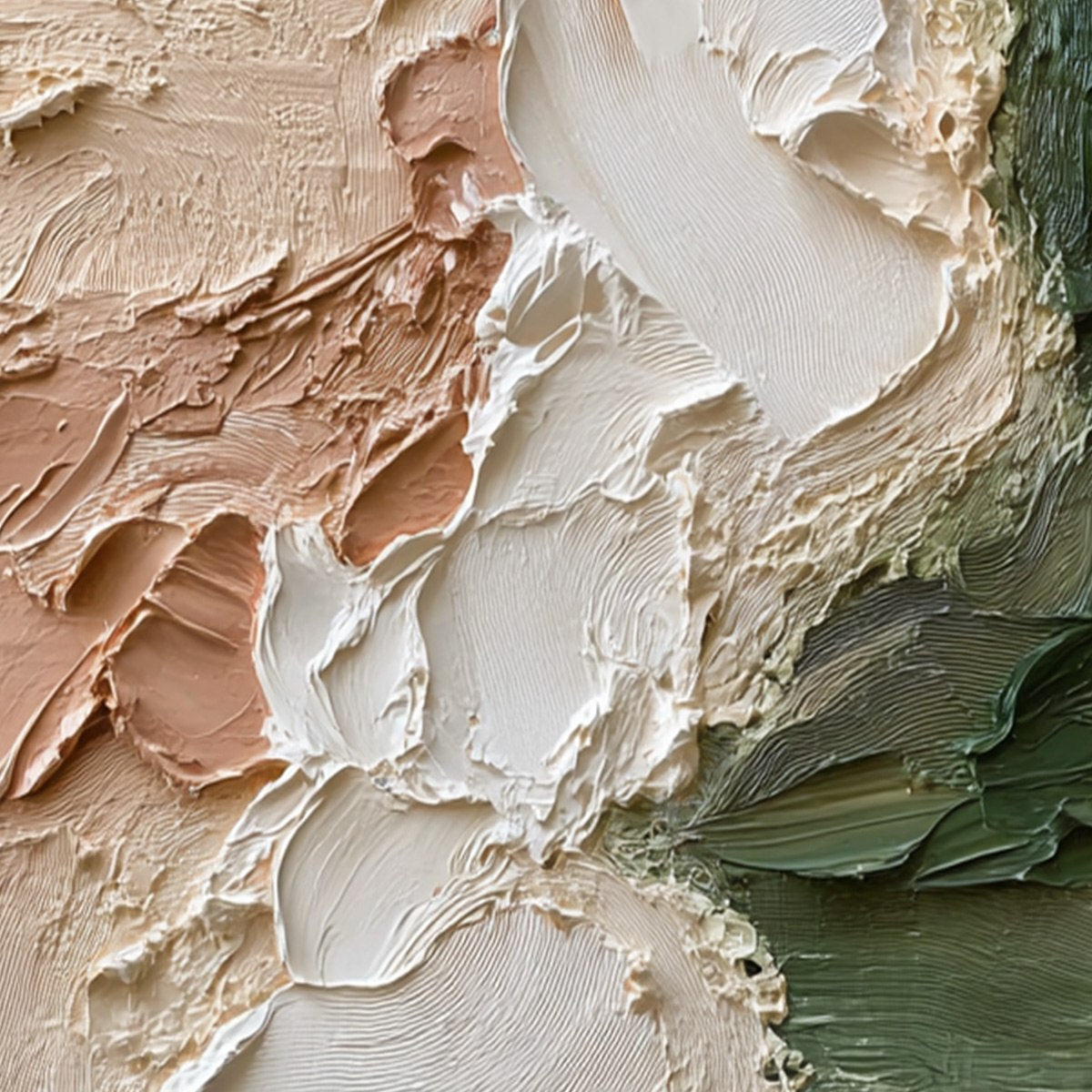 EARTH'S EMBRACE: Textured Wabi Sabi Abstract Painting in Earth Tones - Image 5