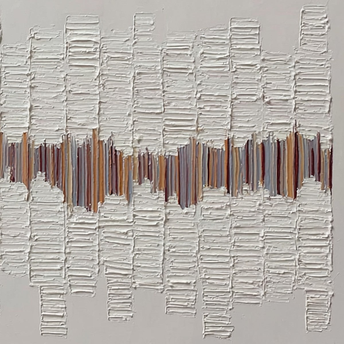 ECHOES IN SILENCE: Large Textured Minimalist Abstract Wall Art - Image 5