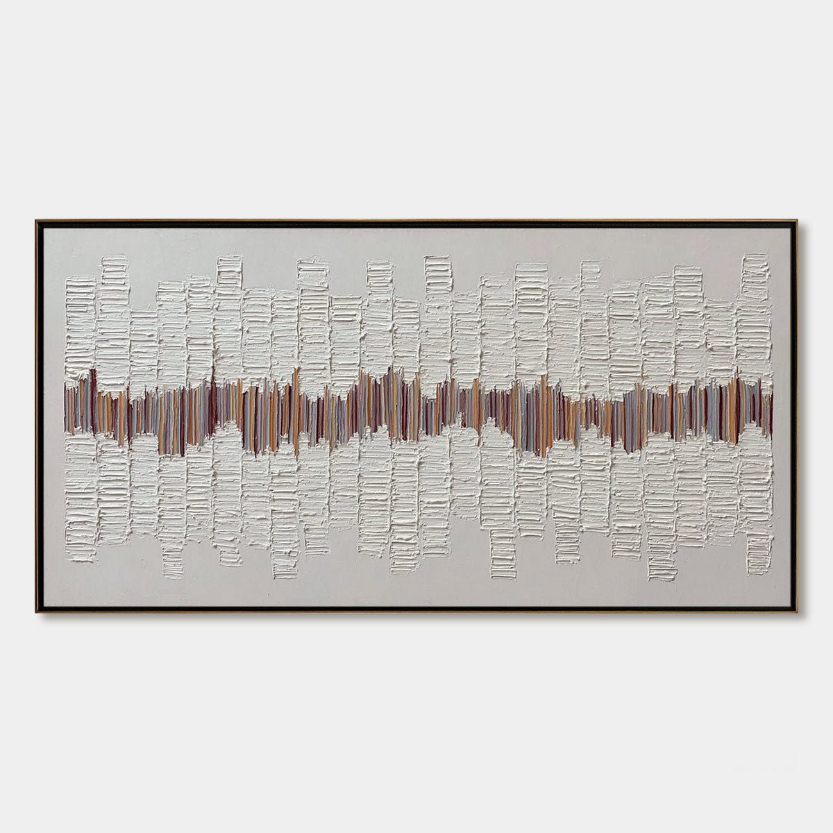 ECHOES IN SILENCE: Large Textured Minimalist Abstract Wall Art