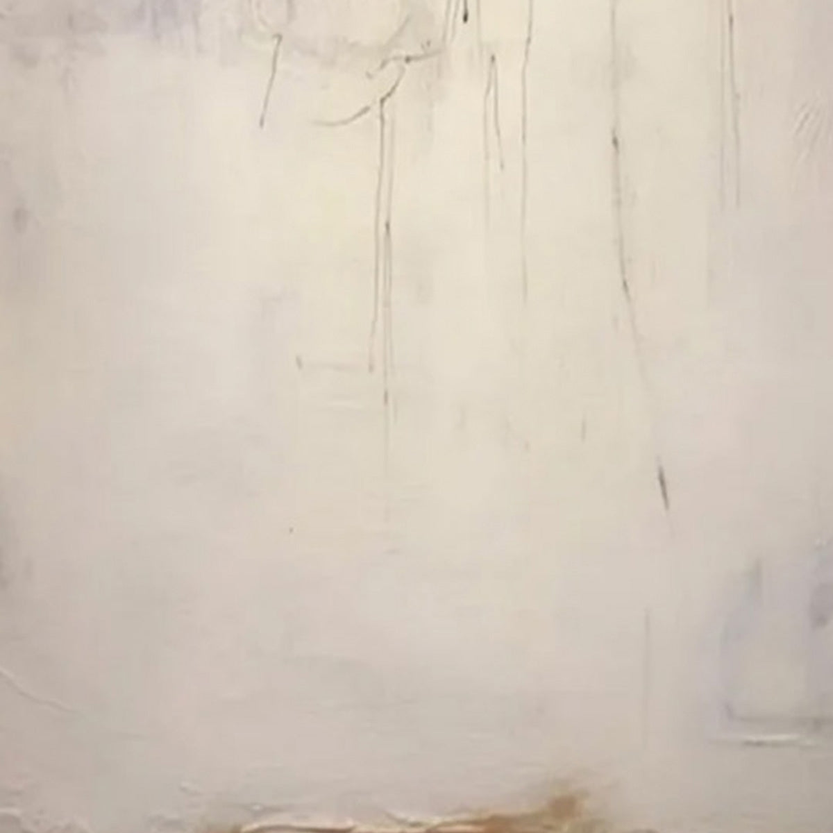 ECHOES OF SILENCE: Large Vertical Wabi Sabi Abstract Painting - Image 3