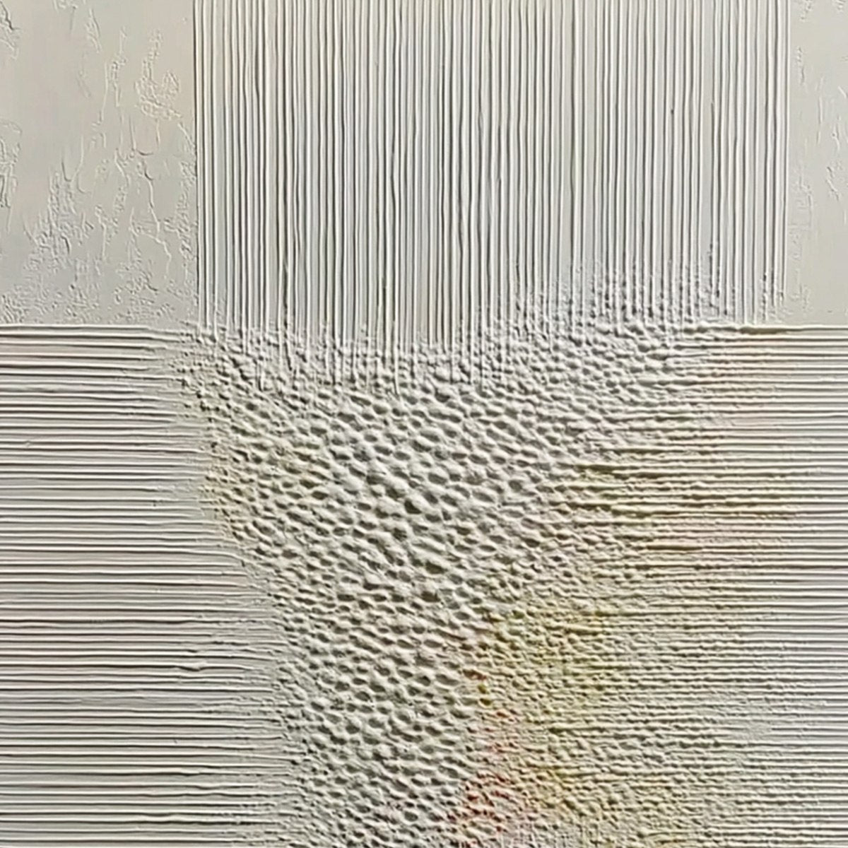 ECHOES OF STILLNESS: Vertical Wabi Sabi Textured Abstract Wall Art - Image 3