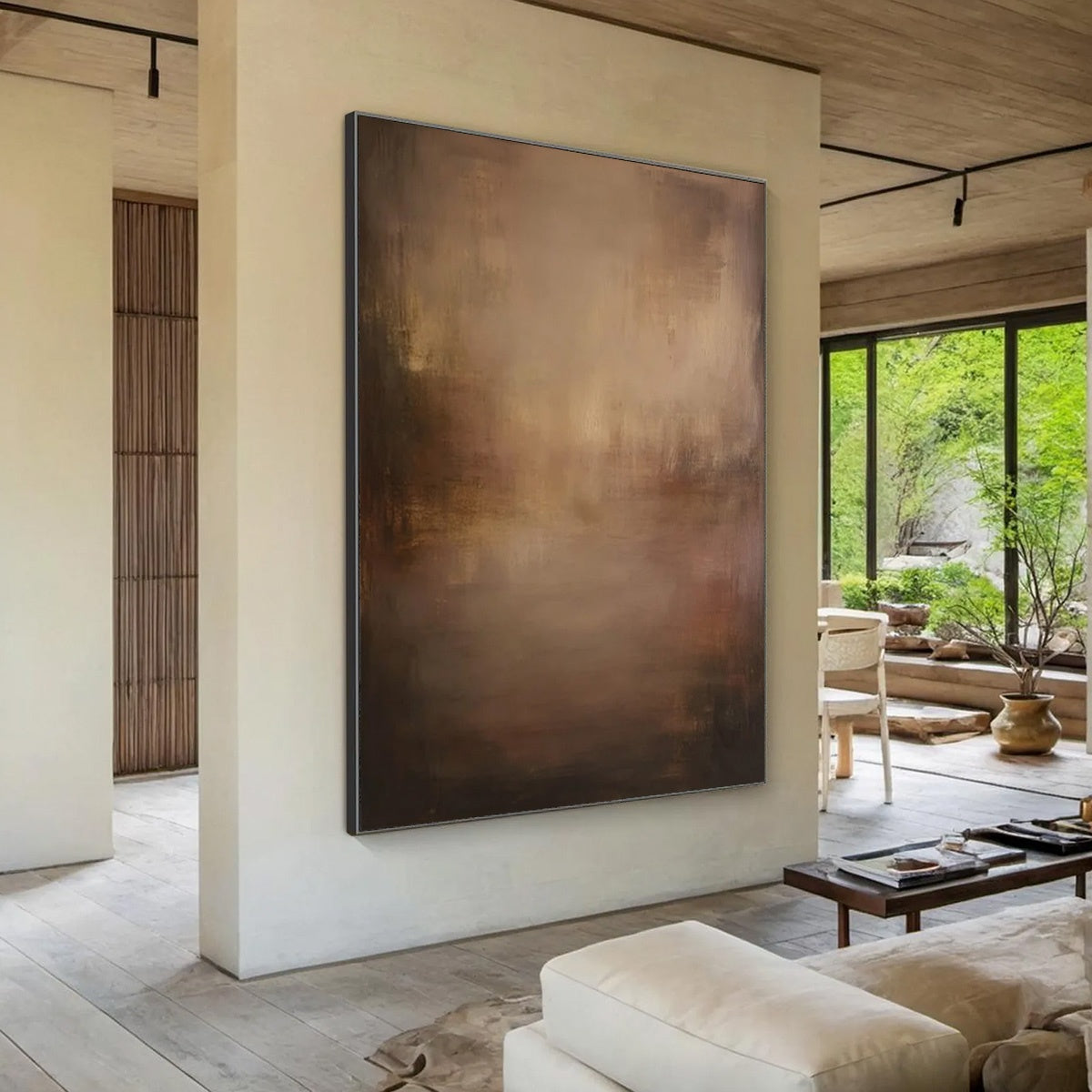 FADING EMBER: Wabi Sabi Abstract Art for Sophisticated Spaces - Image 7