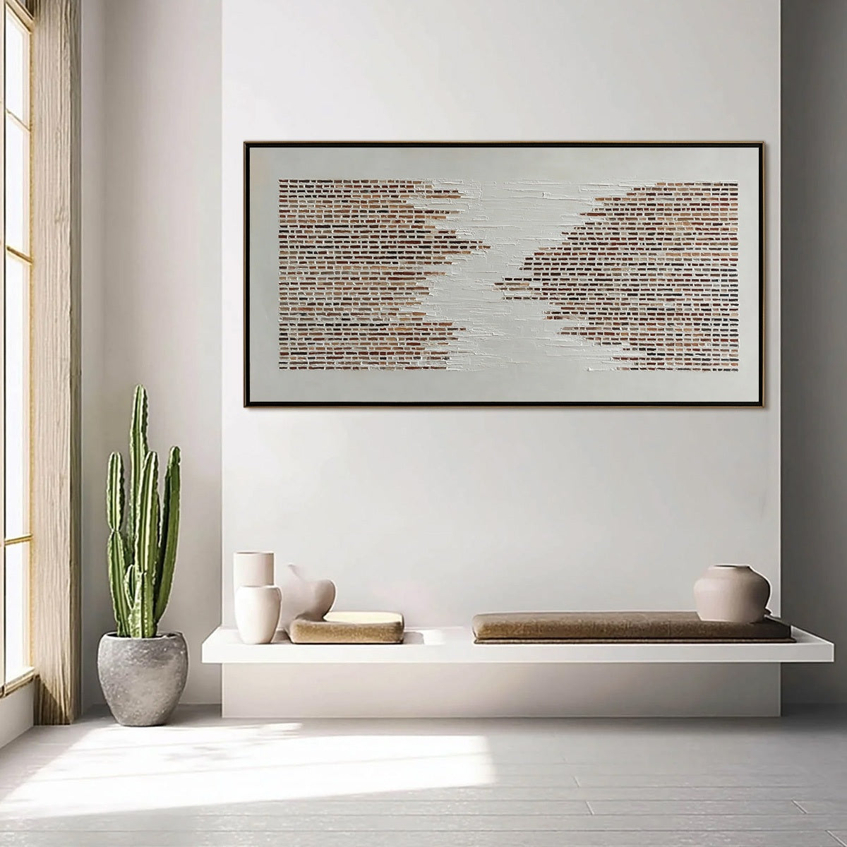 FRAGMENTS: Textured Minimalist Painting of Deconstructed Architecture - Image 6