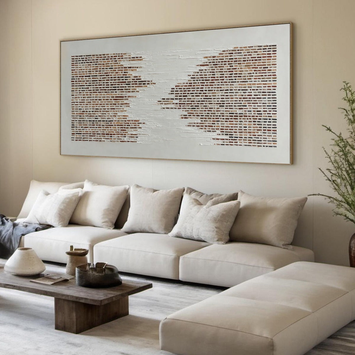 FRAGMENTS: Textured Minimalist Painting of Deconstructed Architecture - Image 8