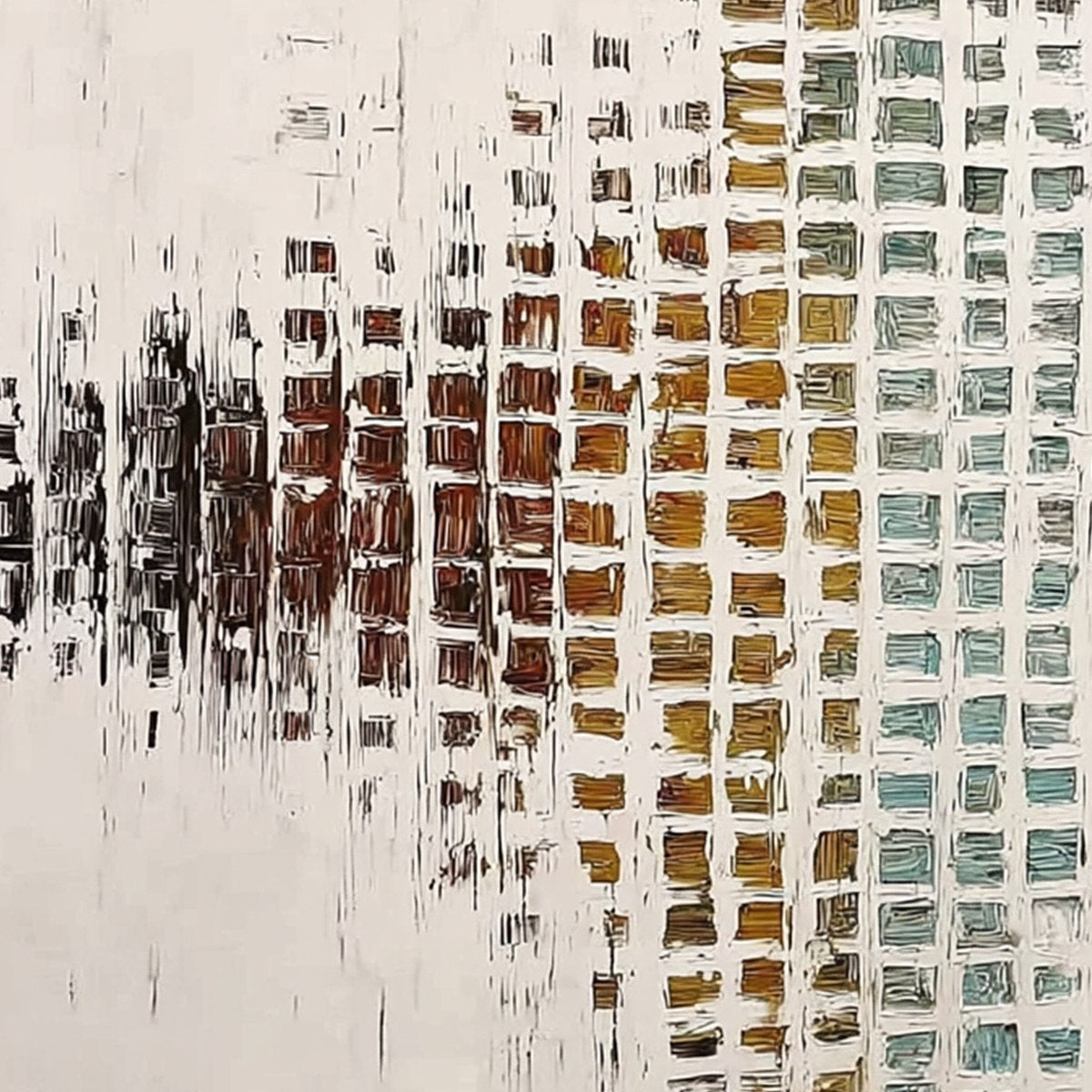 FREQUENCY: Large Textured Wabi Sabi Abstract Painting - Image 3