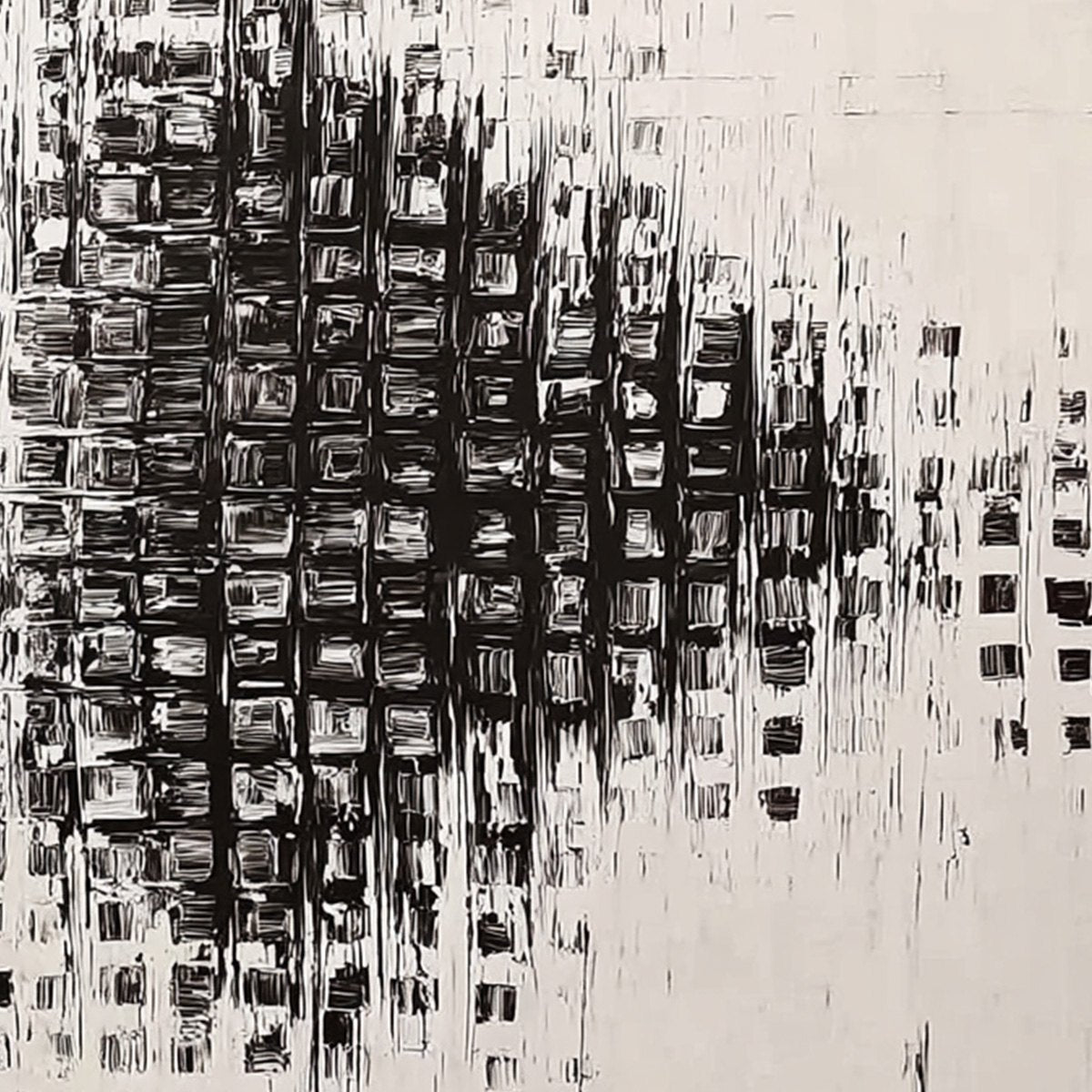 FREQUENCY: Large Textured Wabi Sabi Abstract Painting - Image 5