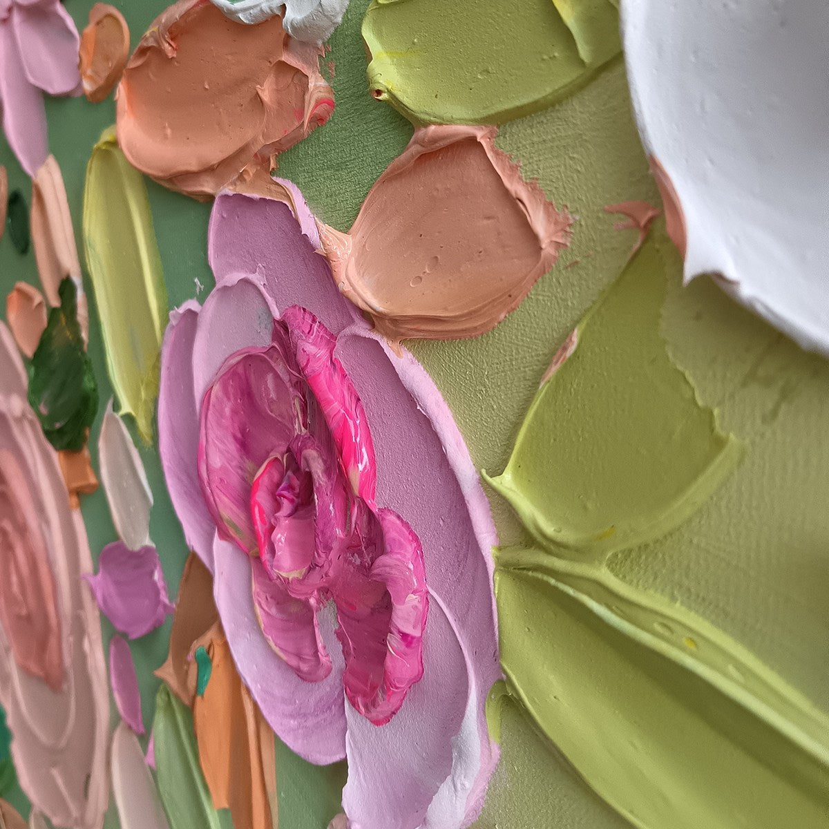 Ready to Ship | GARDEN RHAPSODY | 28''x56'' | 70x140cm | Gold Frame - Image 4