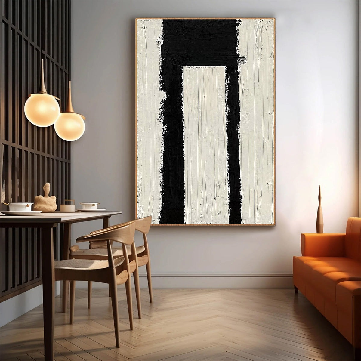 GATEWAY: Textured Minimalist Abstract Oil Painting - Image 2