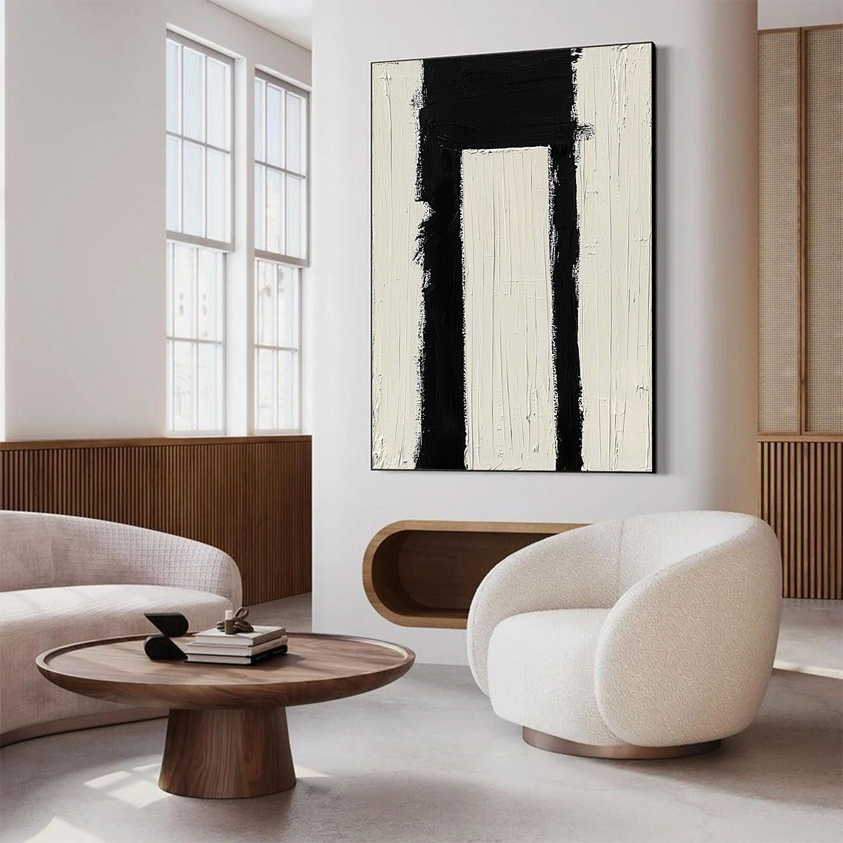 GATEWAY: Textured Minimalist Abstract Oil Painting - Image 5