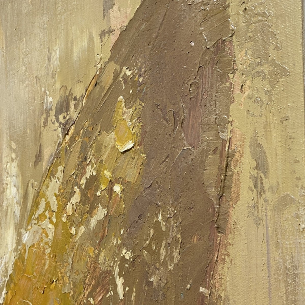 GOLDEN WINGS: Gold Butterfly Painting, Textured Wall Art, Vertical Canvas, Beige and Gold Decor - Image 5