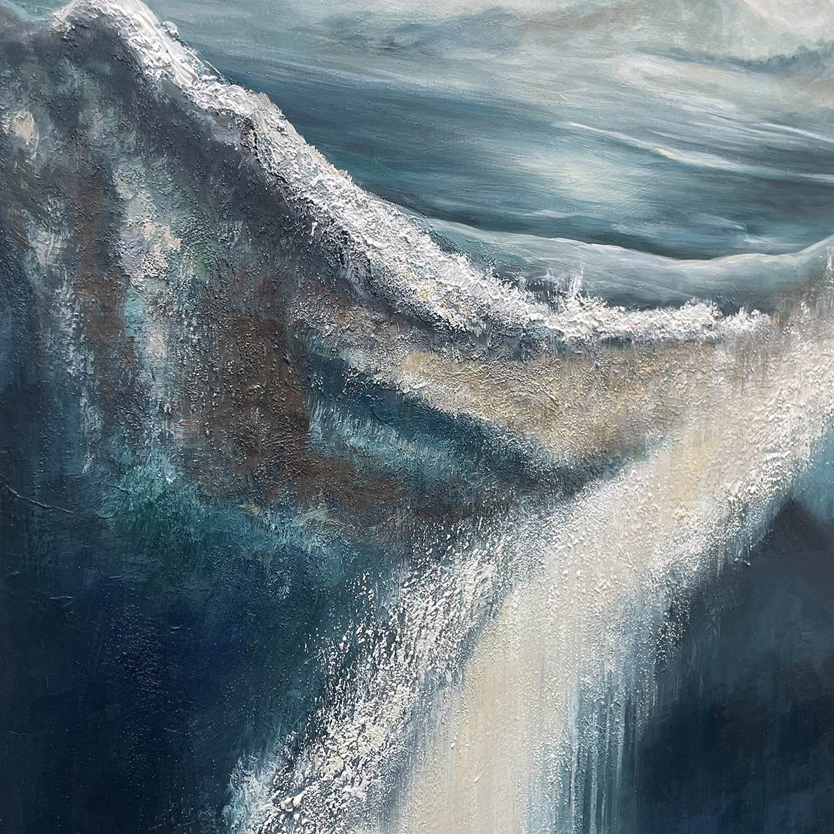 HIGHLAND MIST: Atmospheric Landscape Oil Painting - Image 6