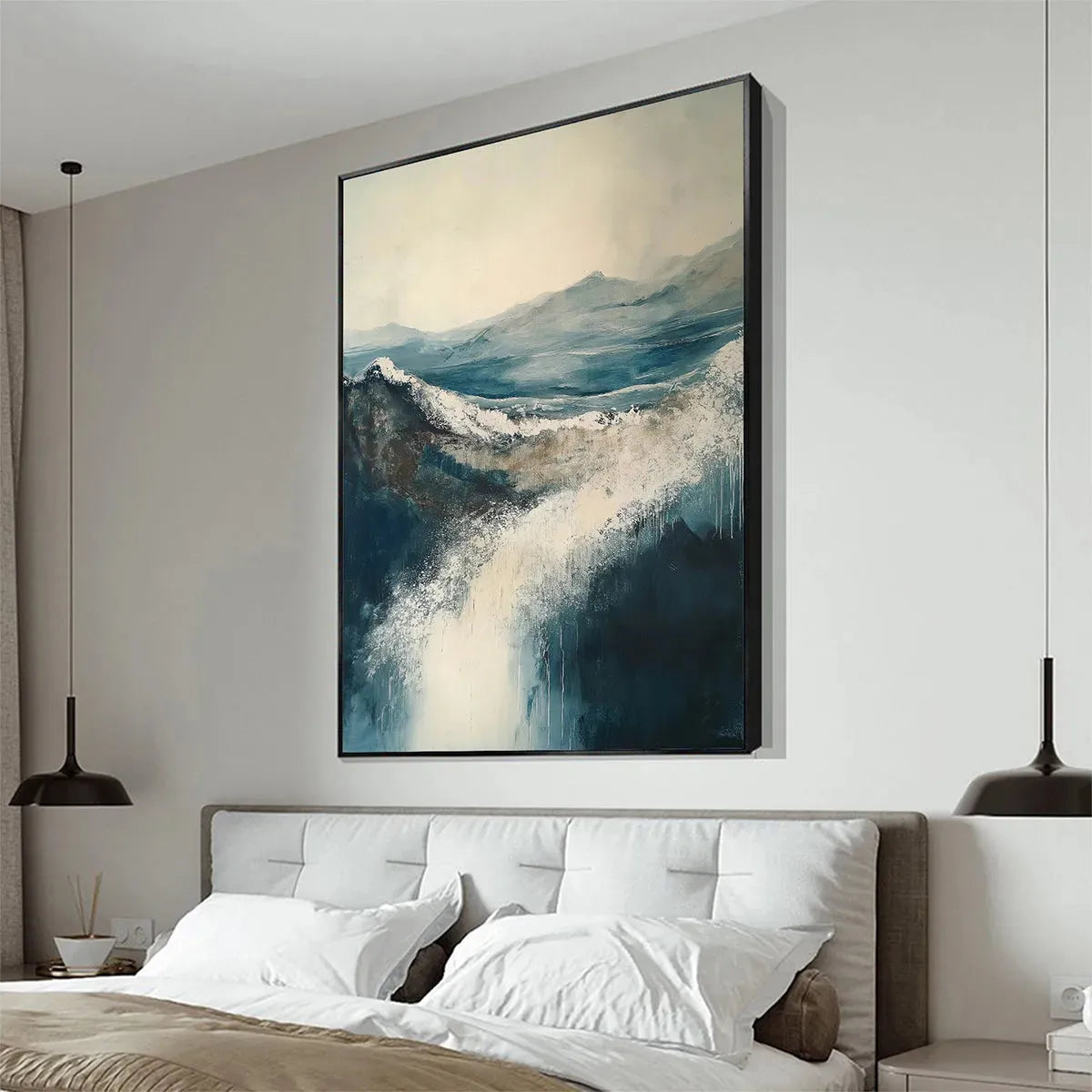 HIGHLAND MIST: Atmospheric Landscape Oil Painting - Image 4