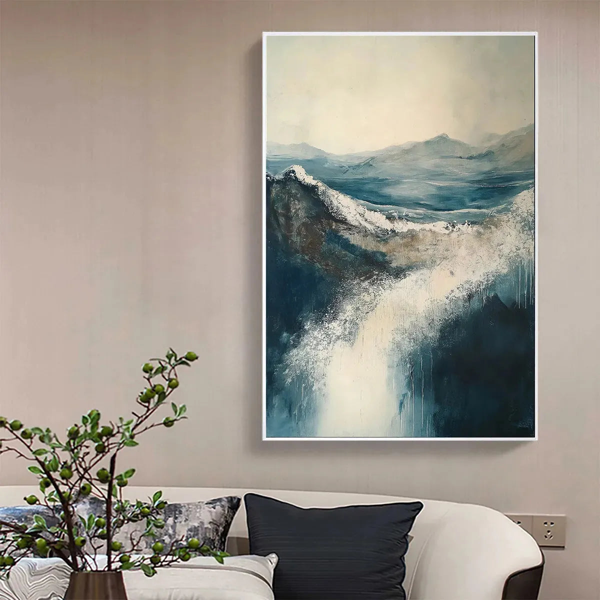 HIGHLAND MIST: Atmospheric Landscape Oil Painting - Image 7