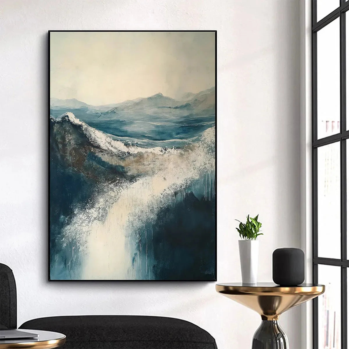 HIGHLAND MIST: Atmospheric Landscape Oil Painting - Image 2