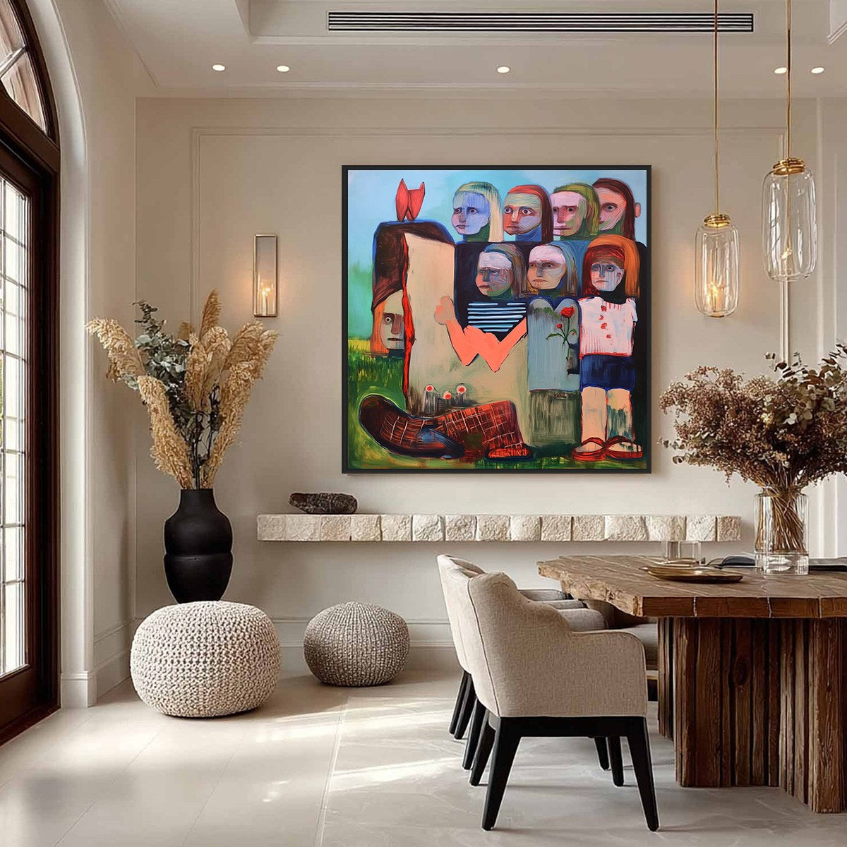KINDRED SPIRITS: Expressive Figurative Group Portrait Oil Painting - Image 4