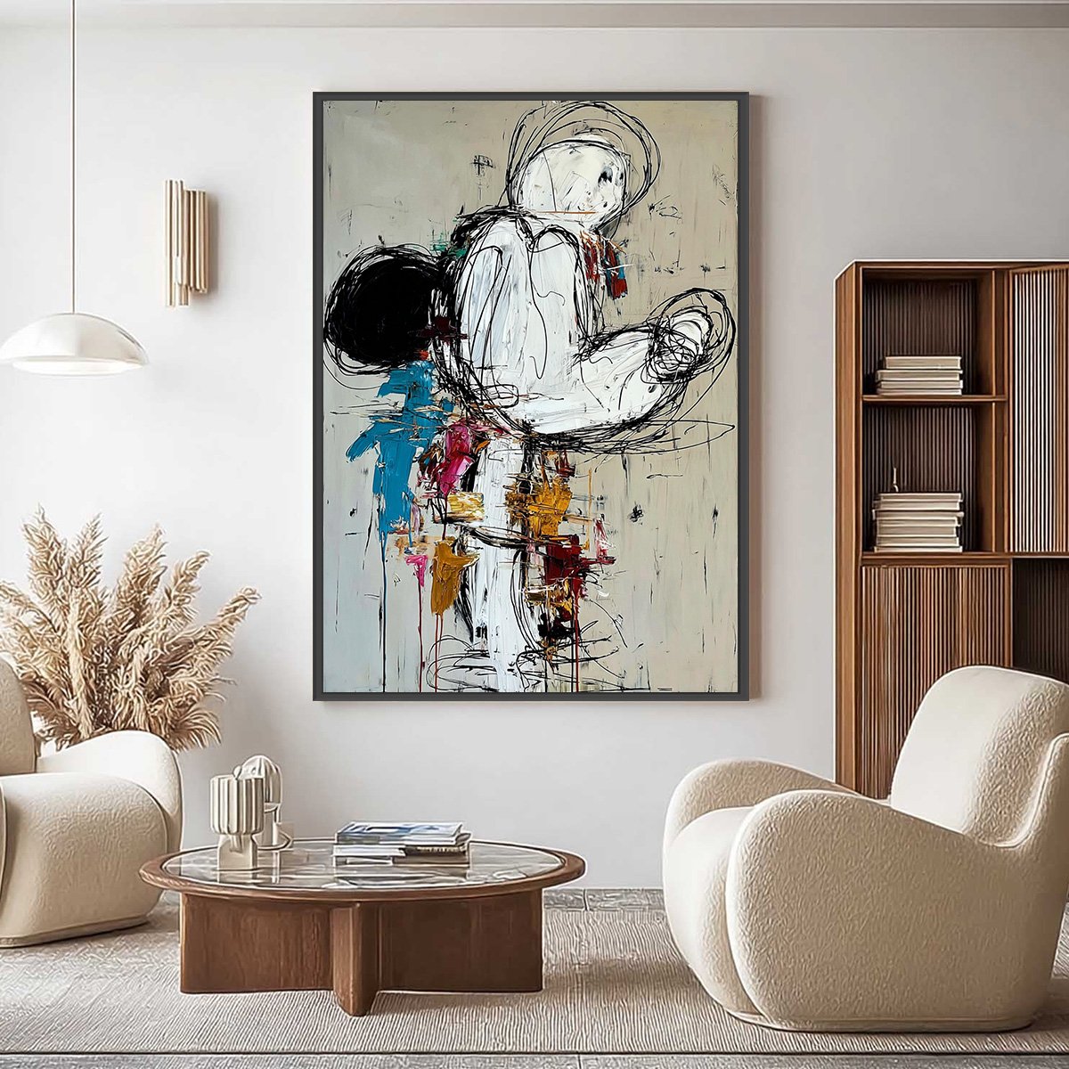 KINETIC FORM: Expressive Abstract Figurative Wall Art - Image 4