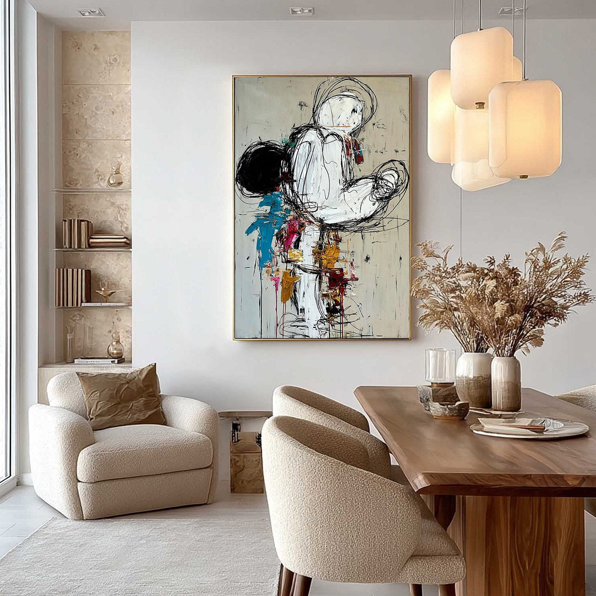 KINETIC FORM: Expressive Abstract Figurative Wall Art - Image 6