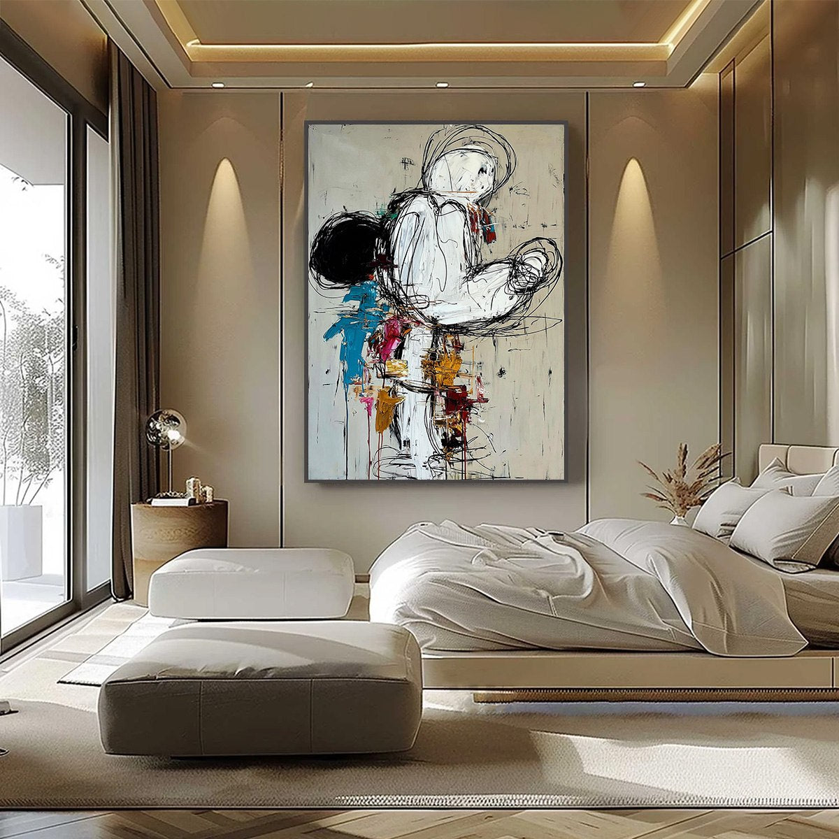 KINETIC FORM: Expressive Abstract Figurative Wall Art - Image 2