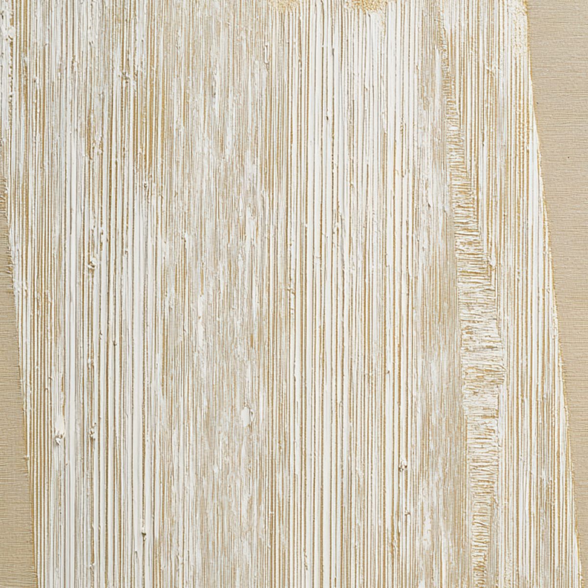 LINEAR CALM: Textured Minimalist Abstract Painting in Beige - Image 5