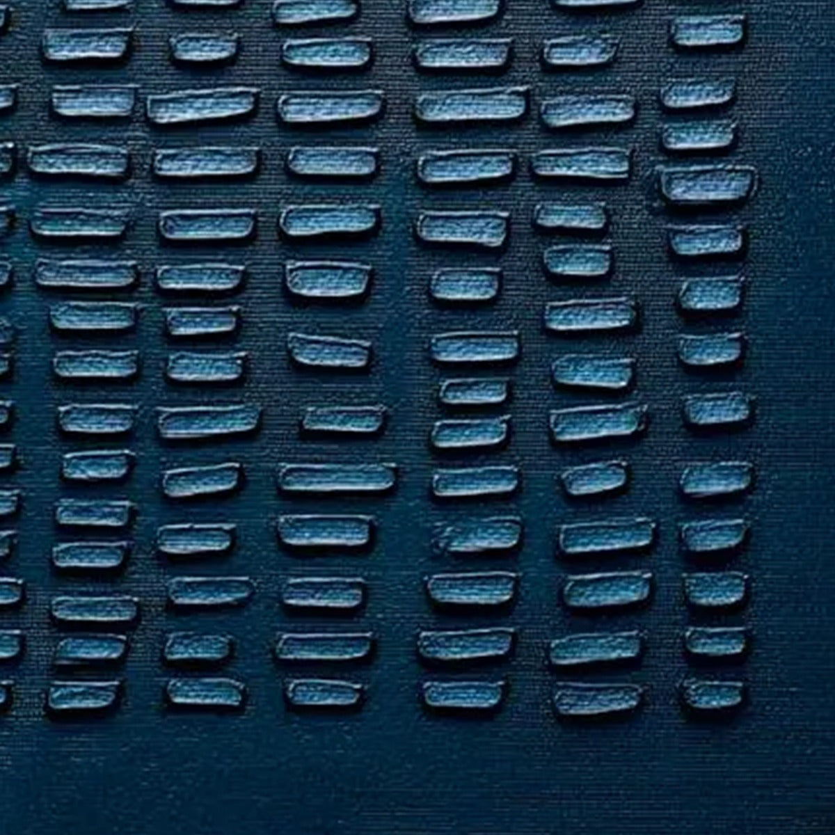 MIDNIGHT CODE: Textured Minimalist Geometric Abstract Oil Painting - Image 4