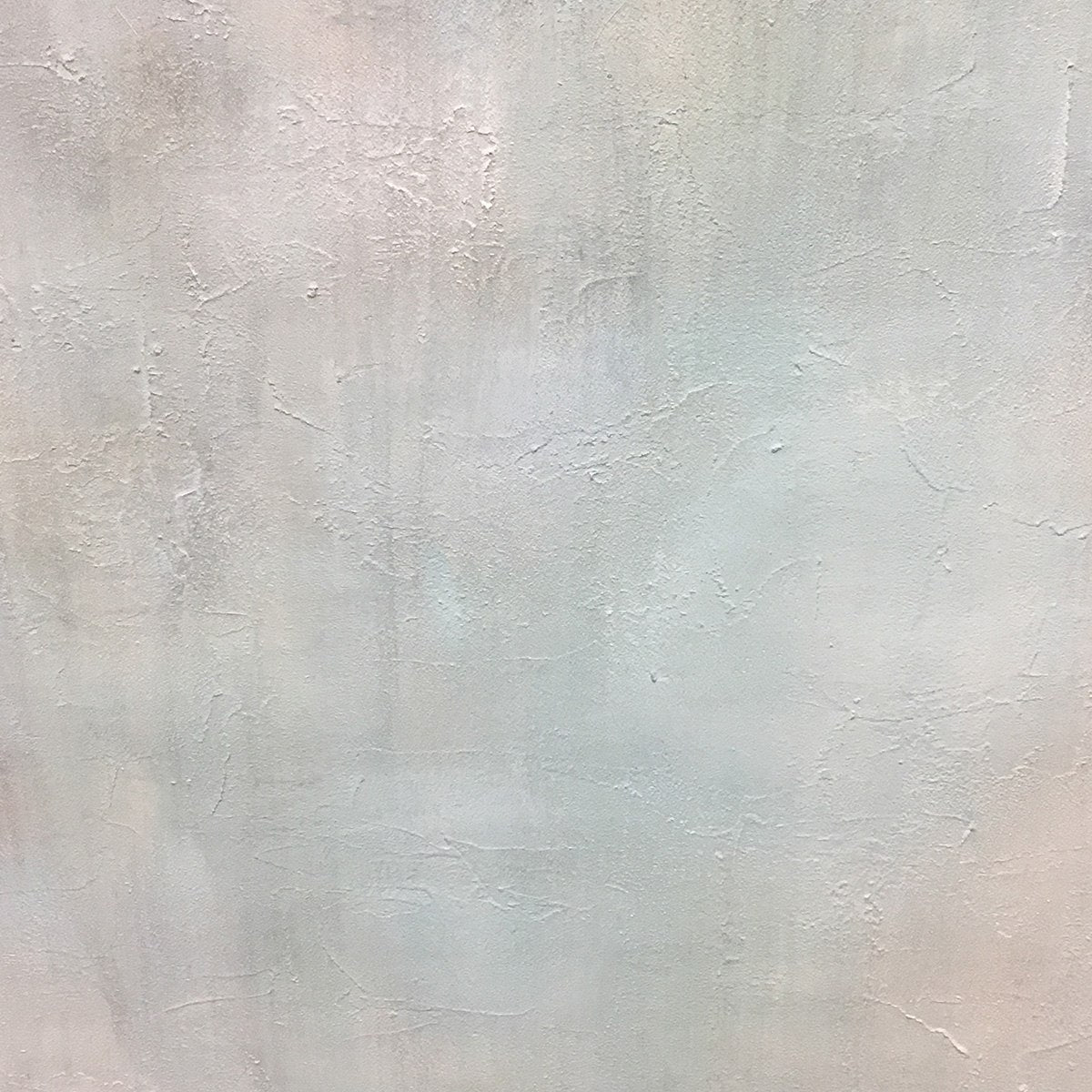 MISTY MORNING: Textured Minimalist Abstract Oil Painting - Image 3