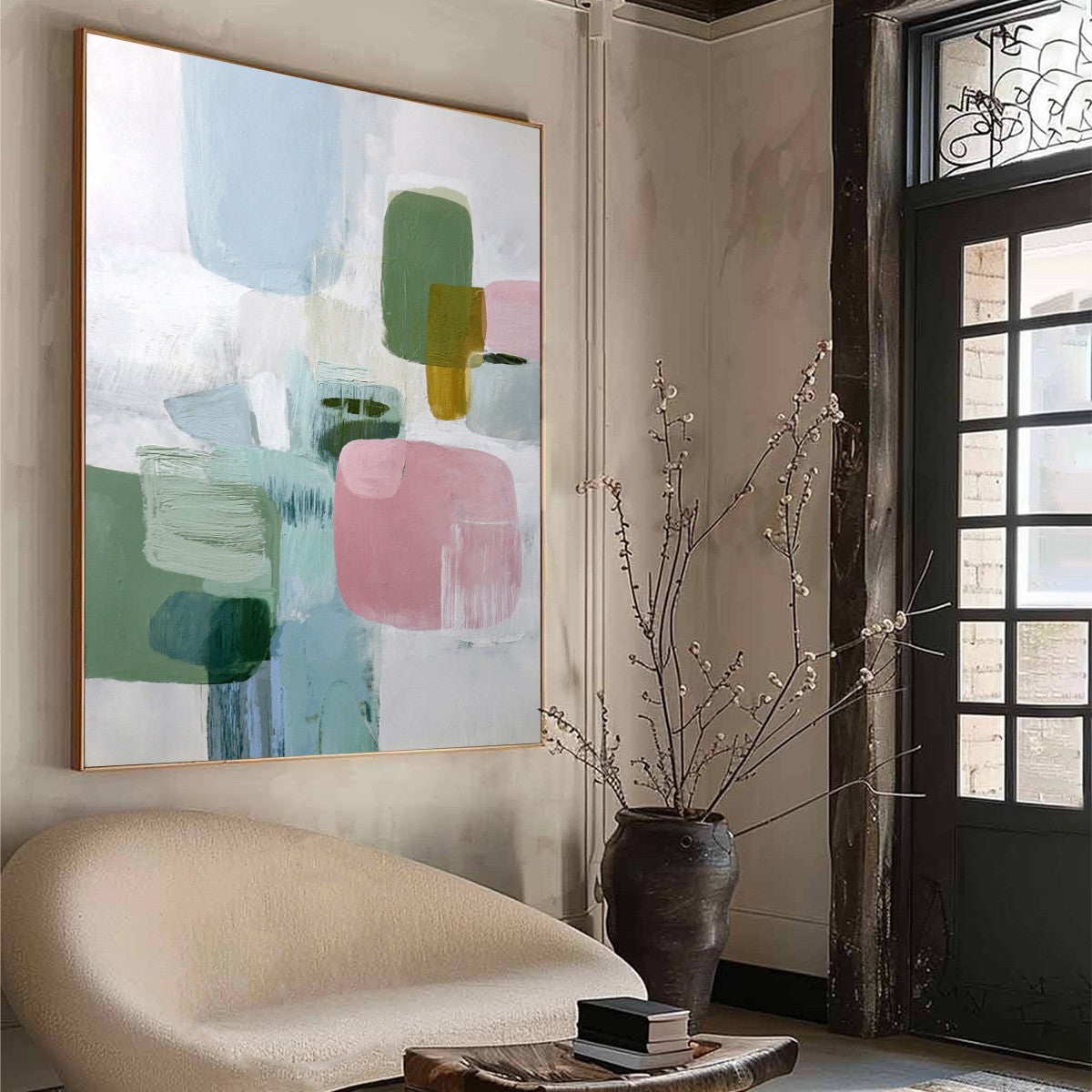 MORNING BLUSH: Soft Pastel Abstract Wall Art - Image 6