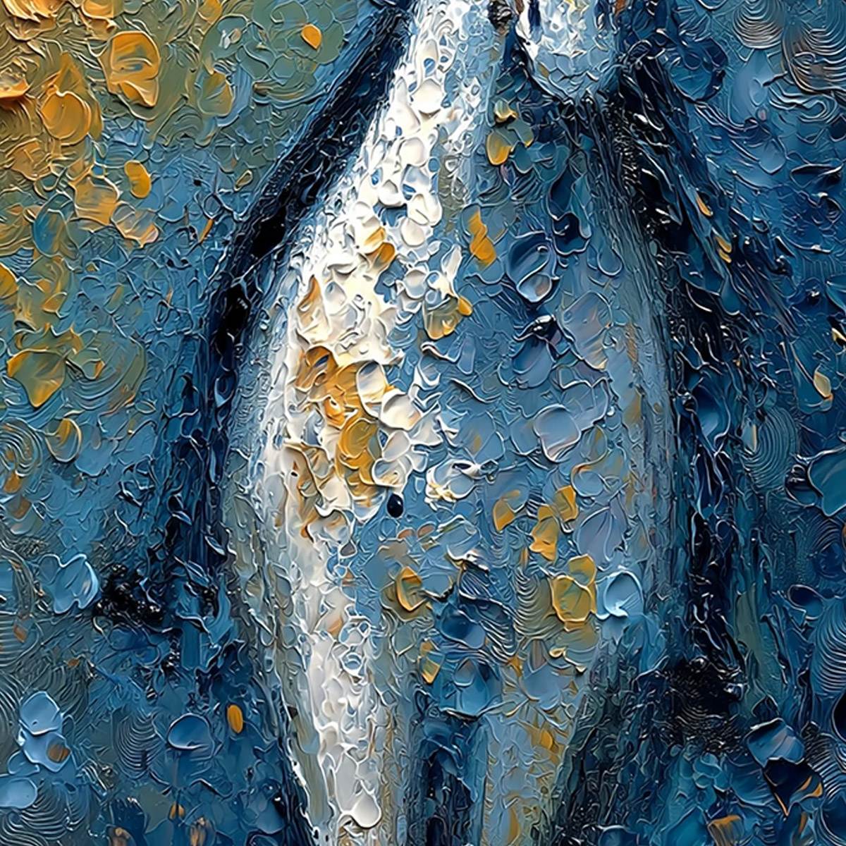 NOBLE COMPANION: Textured Impasto Horse and Rider Painting - Image 5