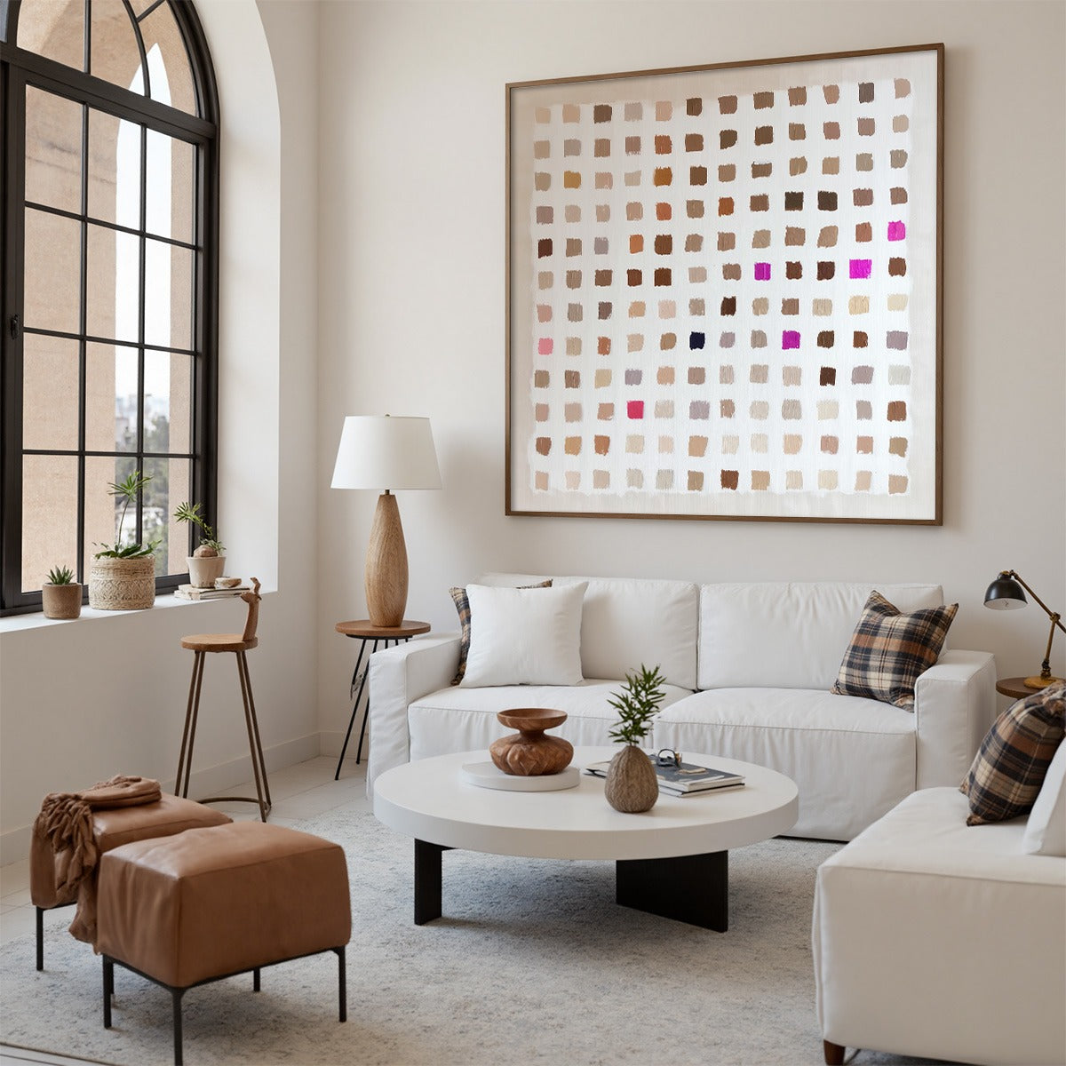 NUANCE: Minimalist Abstract Color Block Oil Painting - Image 5