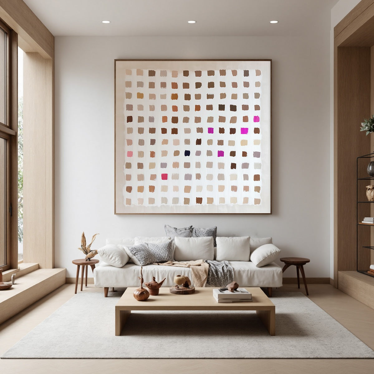 NUANCE: Minimalist Abstract Color Block Oil Painting - Image 7