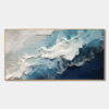 OCEAN'S EMBRACE: Textured Abstract Seascape Oil Painting