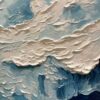 OCEAN'S EMBRACE: Textured Abstract Seascape Oil Painting