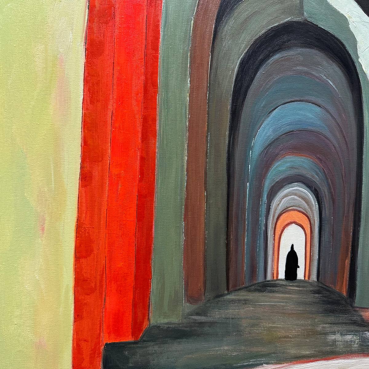 PASSAGE: Architectural Oil Painting with Warm Tones - Image 3