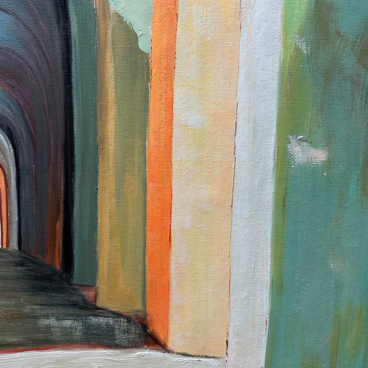 PASSAGE: Architectural Oil Painting with Warm Tones - Image 6