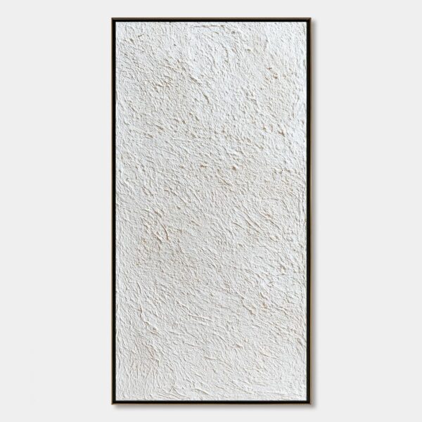 QUIET CANVAS: Textured Minimalist Wabi Sabi Painting