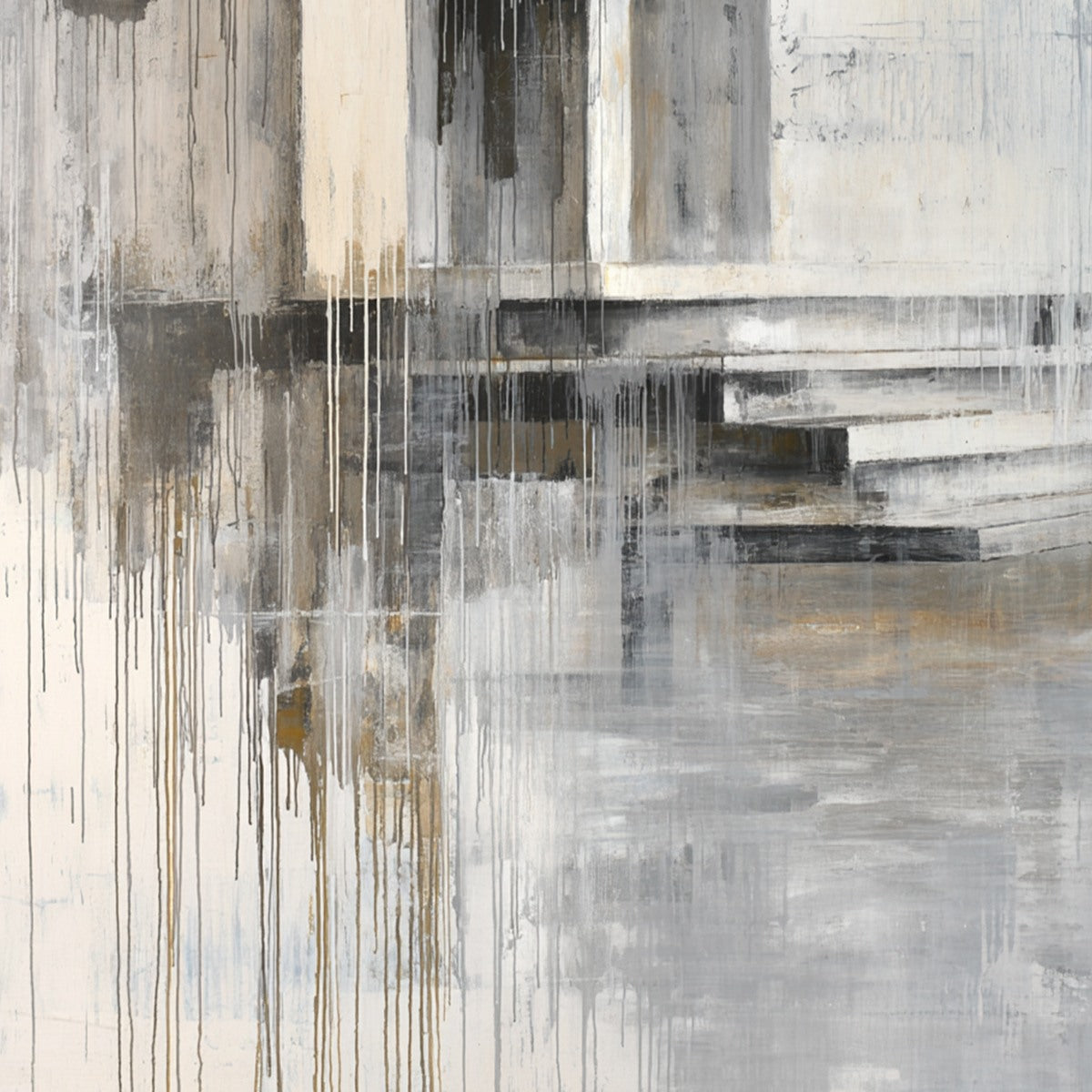 SANCTUARY: Abstract Architectural Painting - Image 3