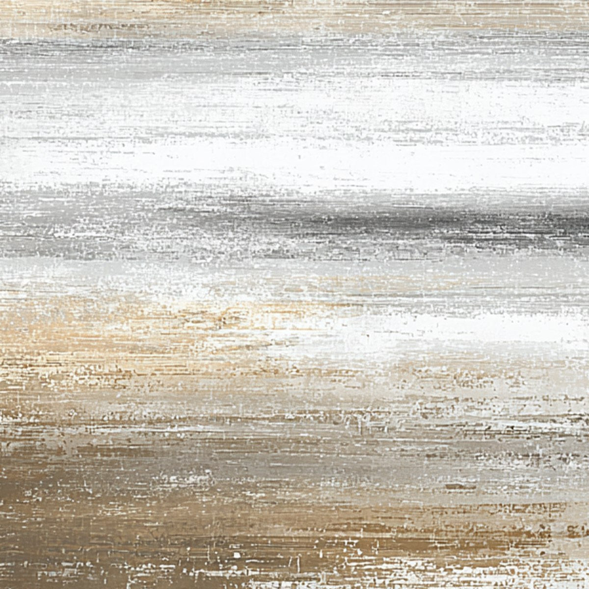 SANDSTONE SERENITY: Minimalist Textured Abstract Seascape Painting - Image 3