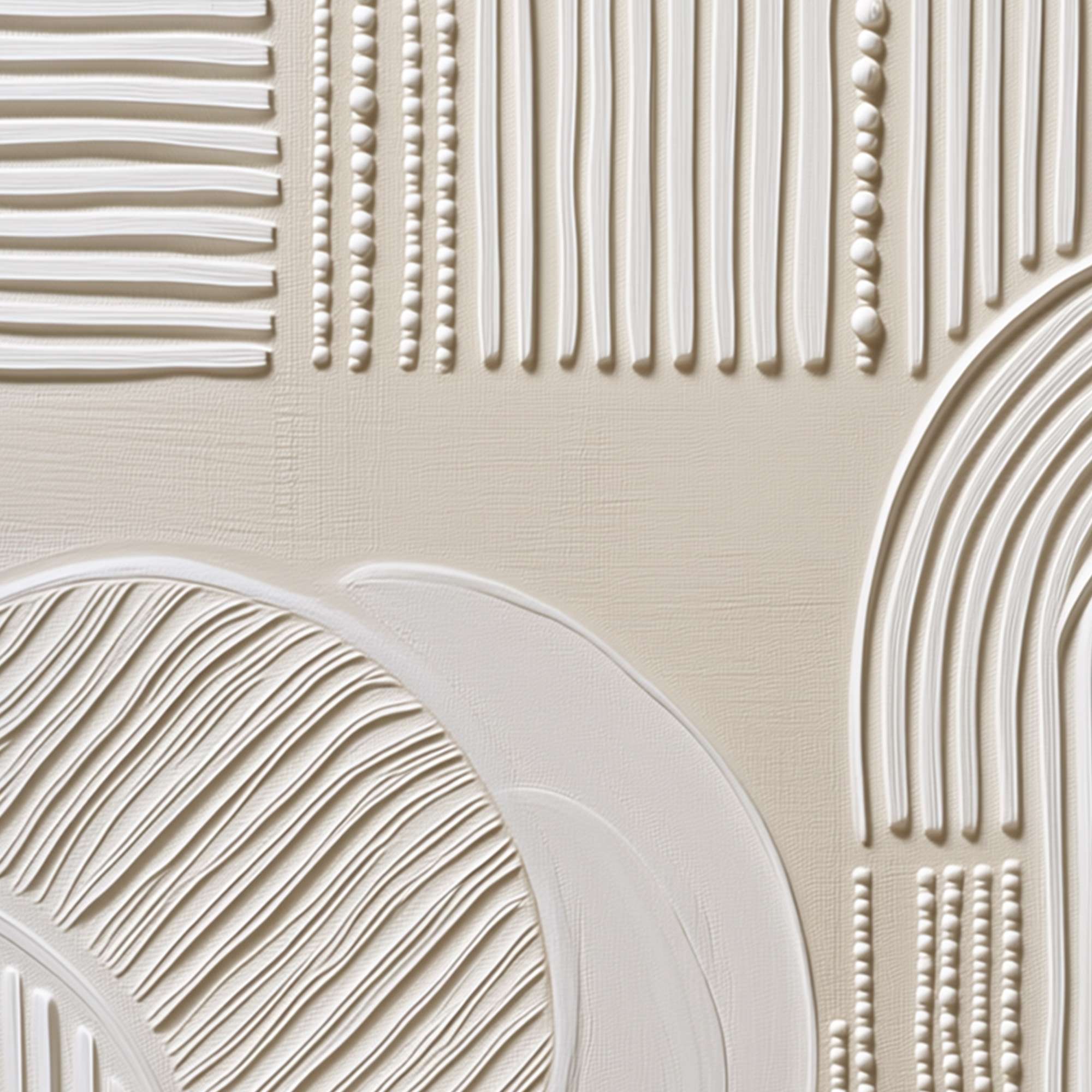 SCULPTED SERENITY: Textured Minimalist Abstract Wall Art - Image 3