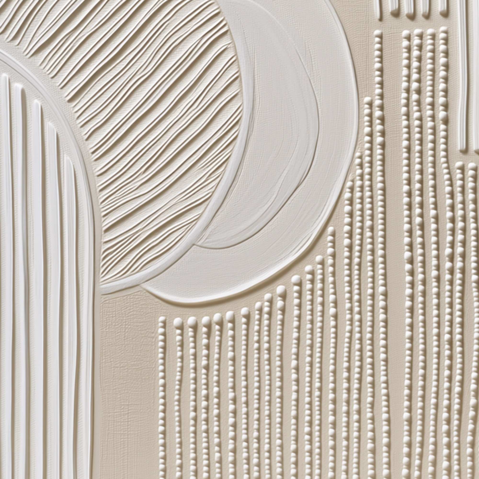 SCULPTED SERENITY: Textured Minimalist Abstract Wall Art - Image 5