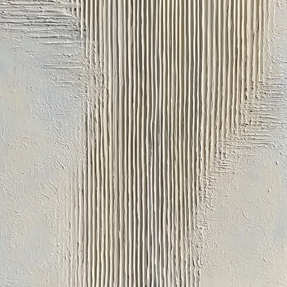 SERENE STRIA: Wabi Sabi Textured Vertical Abstract Painting - Image 5