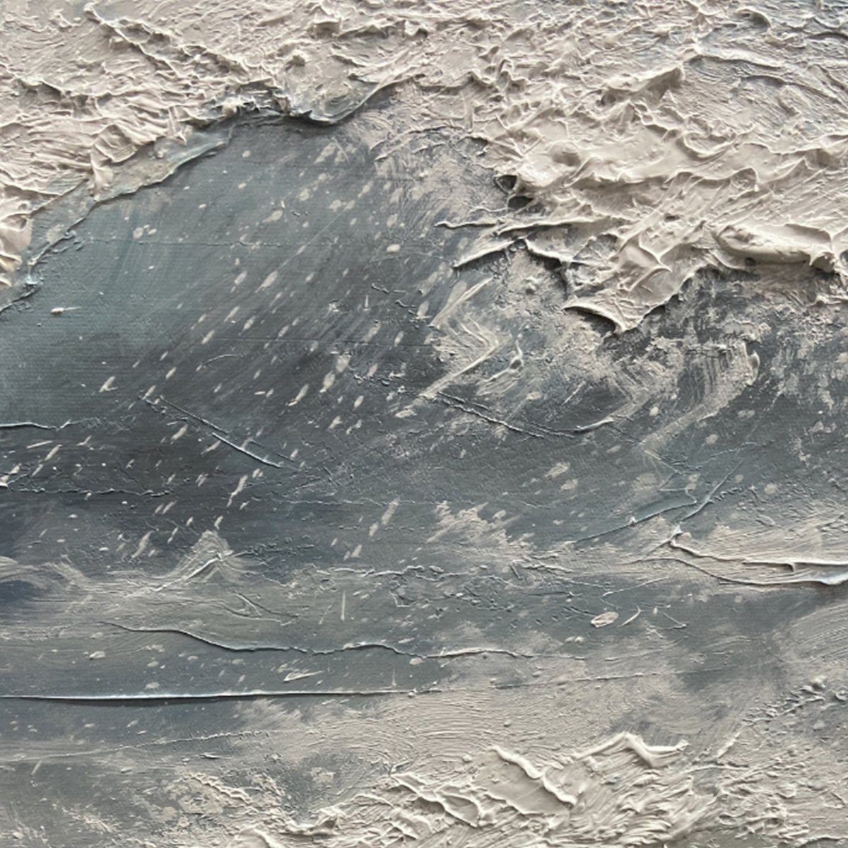 SERENE SHORE: Textured Minimalist Coastal Seascape - Image 6