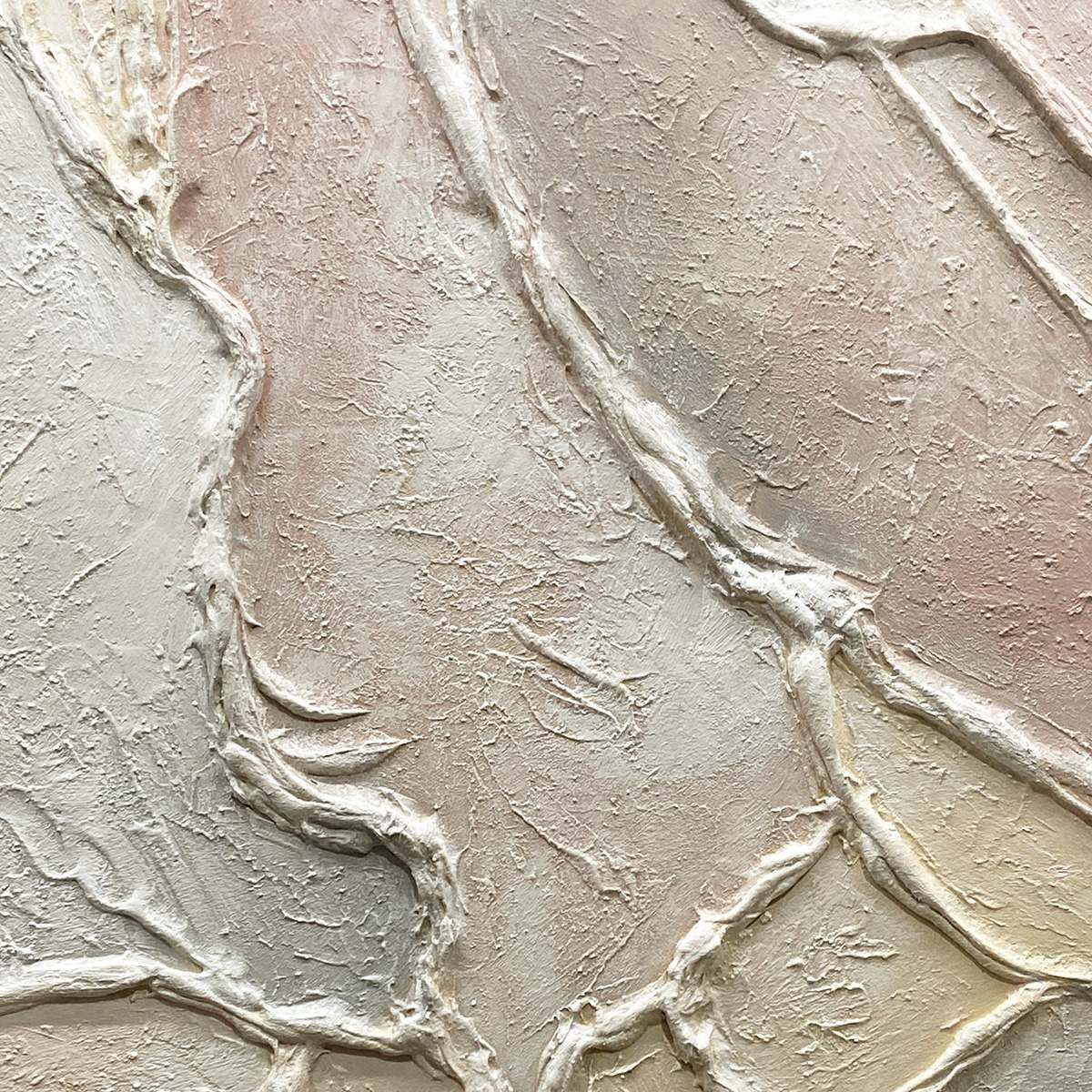 SERENE TEXTURES: Textured Abstract Painting, Neutral Beige Wall Art, Vertical Canvas, Minimalist Decor - Image 3