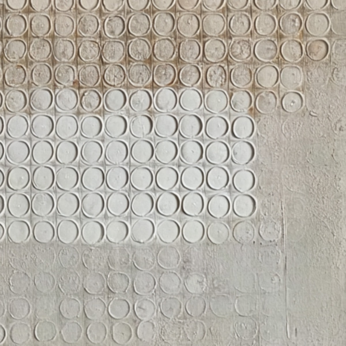 SILENT RHYTHM: Textured Wabi Sabi Abstract Painting in Neutral Tones - Image 3