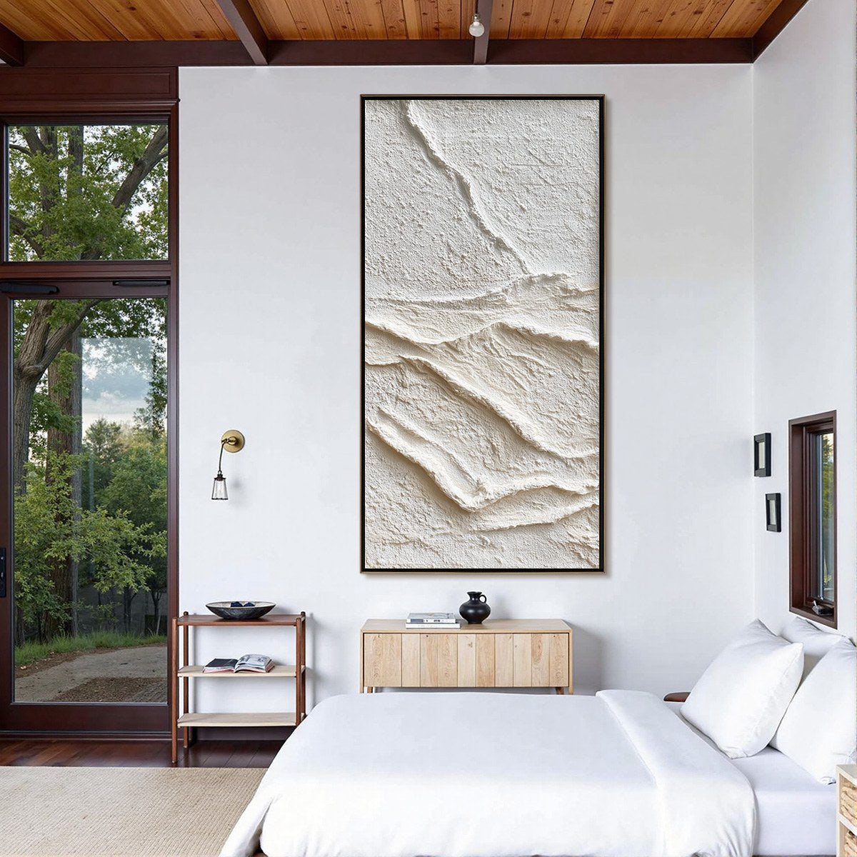 SILENT STRATA: Wabi Sabi Textured Minimalist Abstract Painting - Image 6